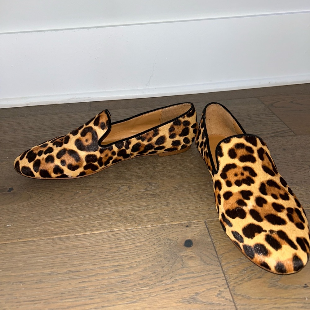 J. Crew Leopard Print Loafers